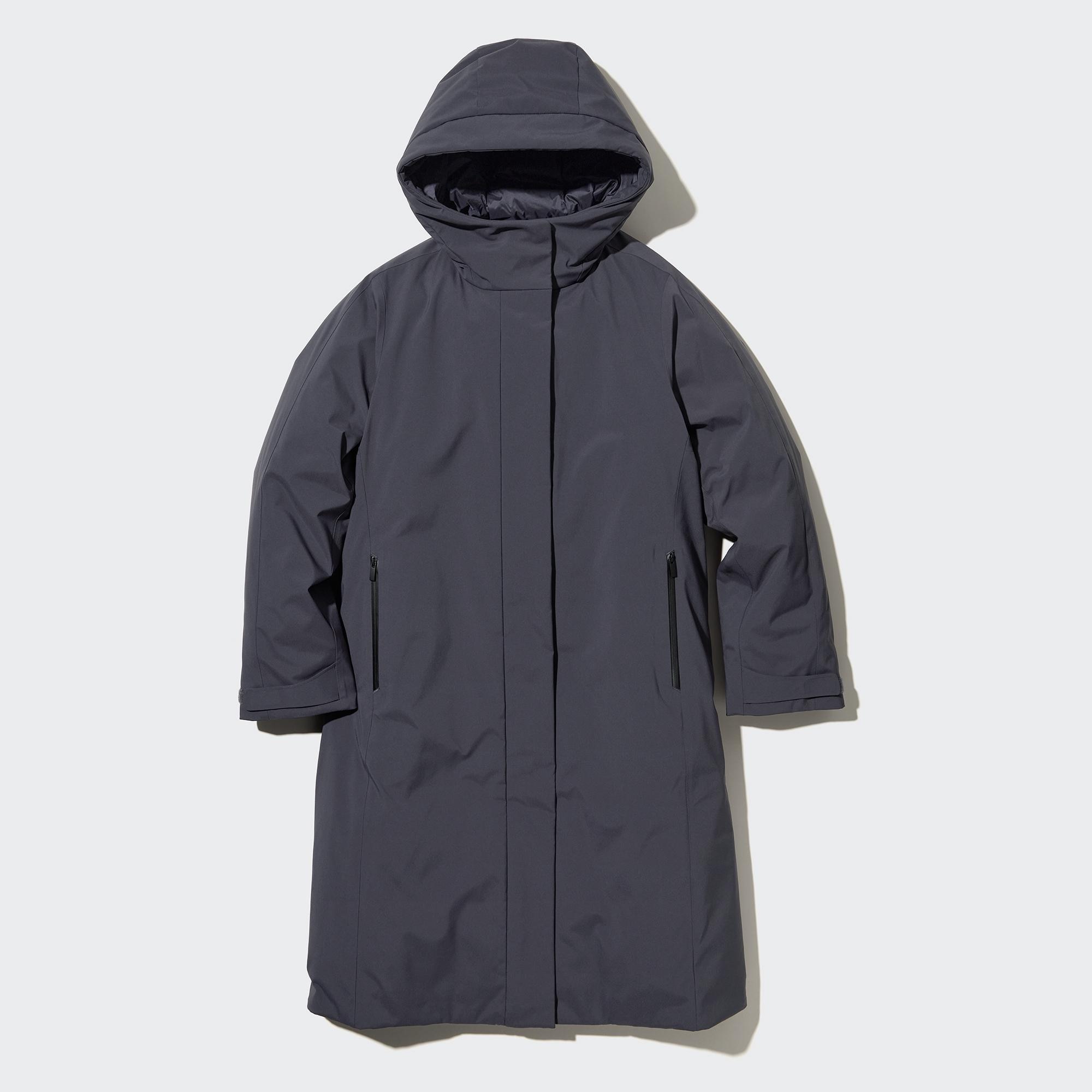 Women ultra light clearance down hooded coat uniqlo