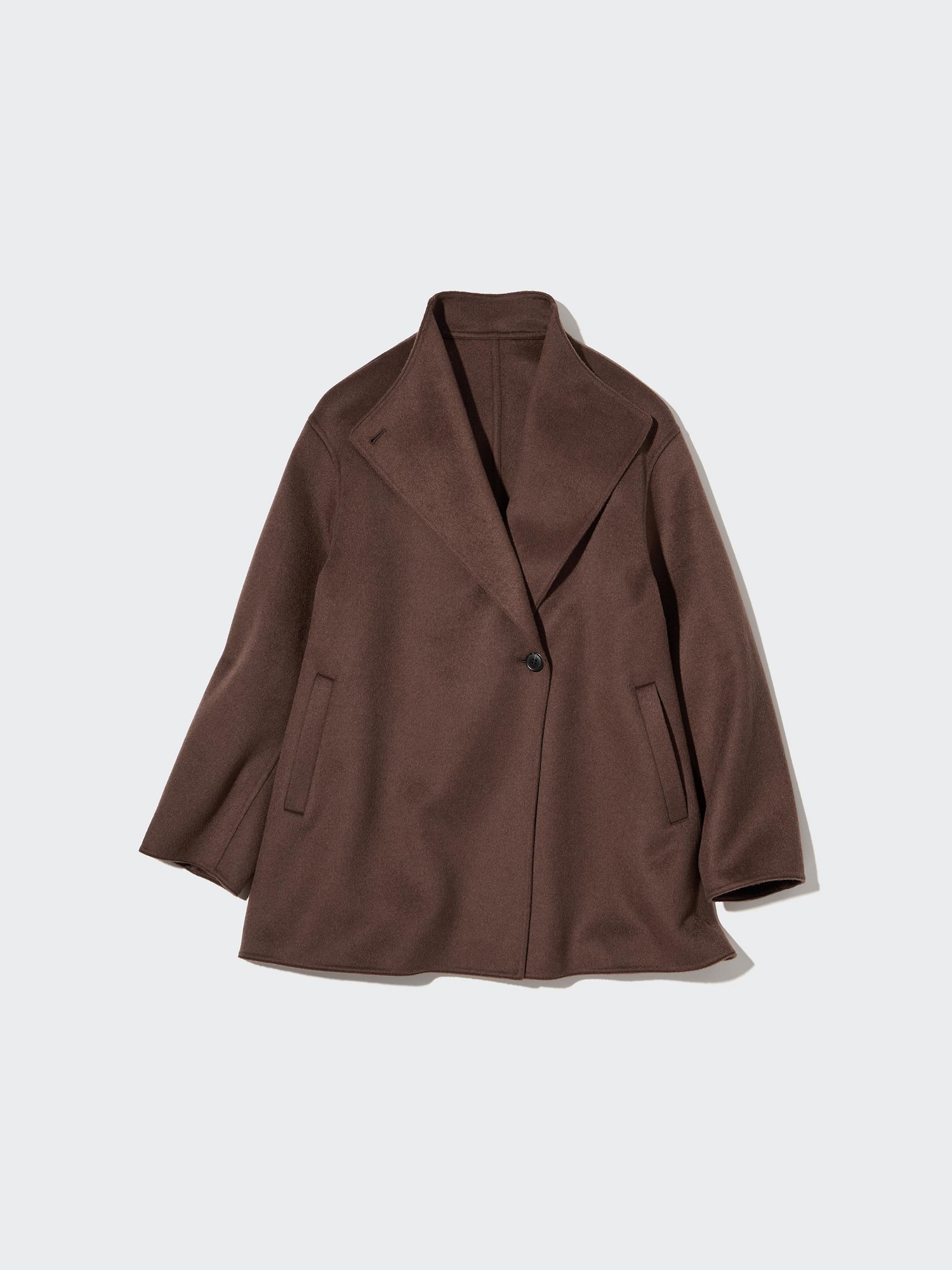 超美品ユニクロ ダブルフェイスショートコート Women's DOUBLE FACE SHORT COAT | UNIQLO CA