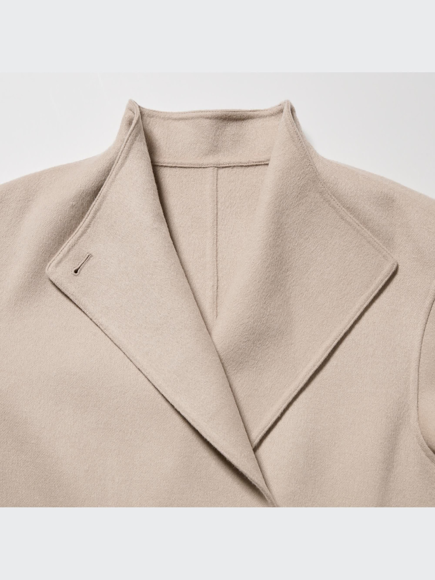 LCDC TM ■ SUMMER WOOL SHORT JACKET 100% Merino Wool Shirt Jacket in Camel