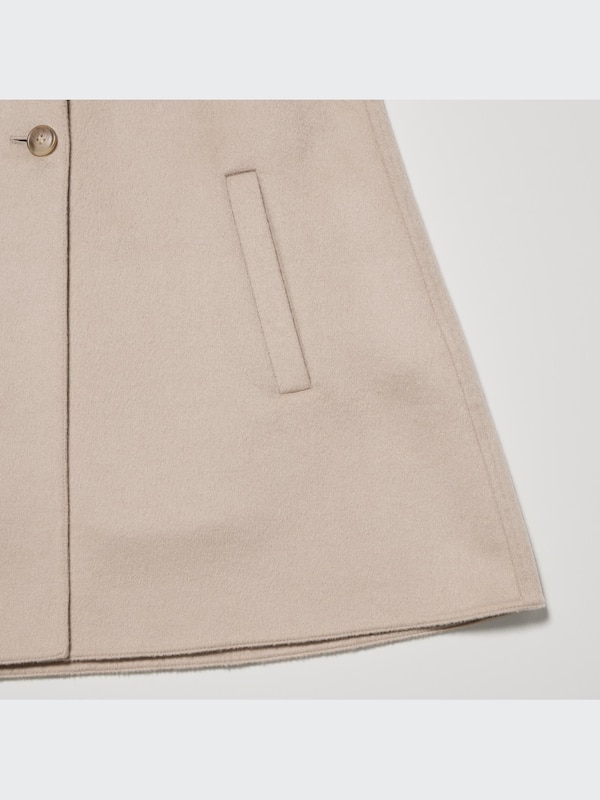 Wool Blend Short Coat