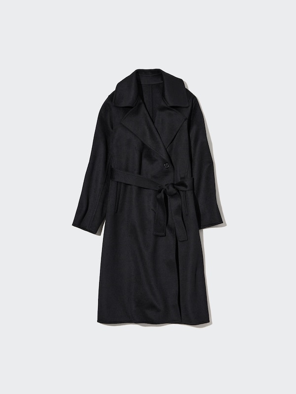 Wool Blend Long Coat