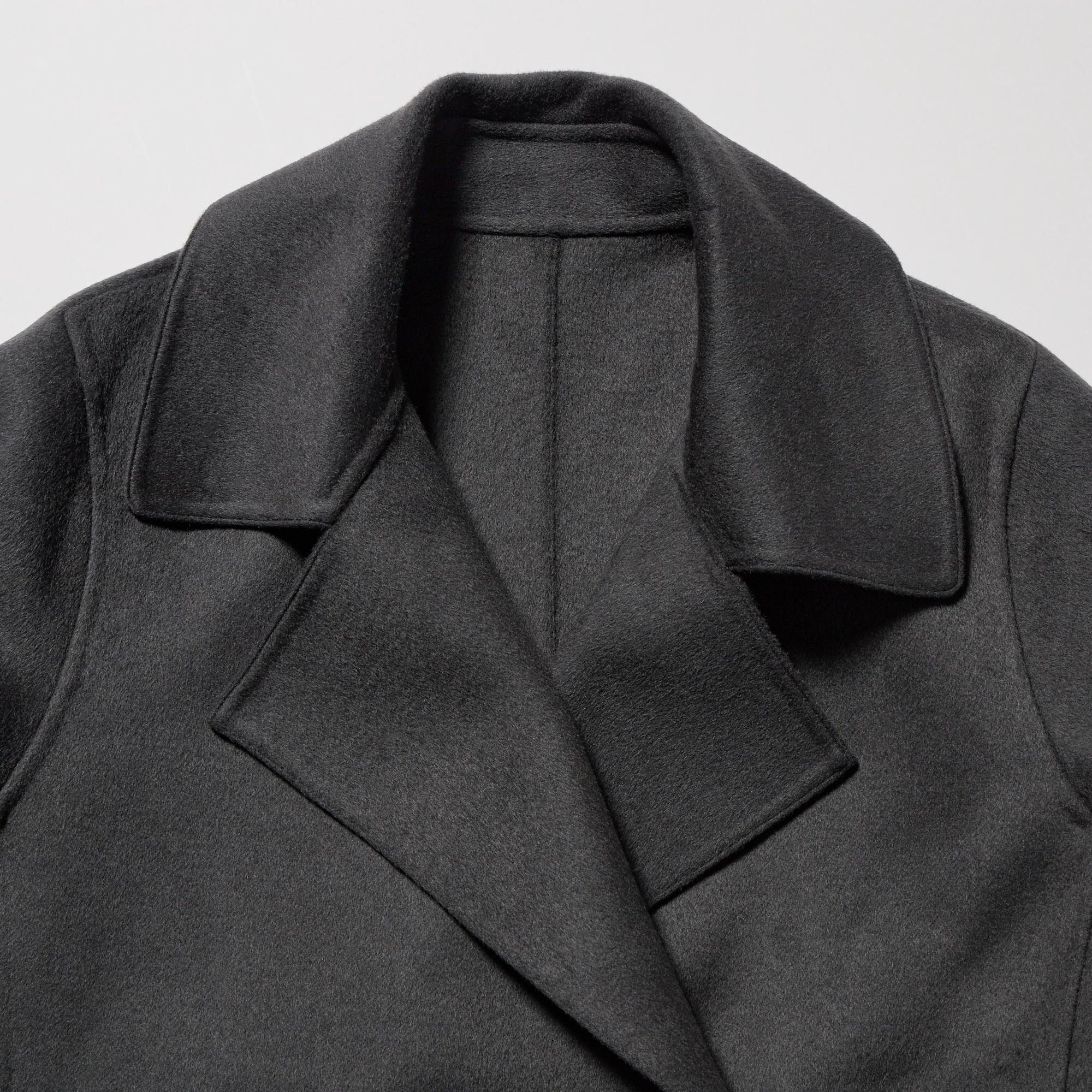 Wool Blend Oversized Long Coat UNIQLO UK