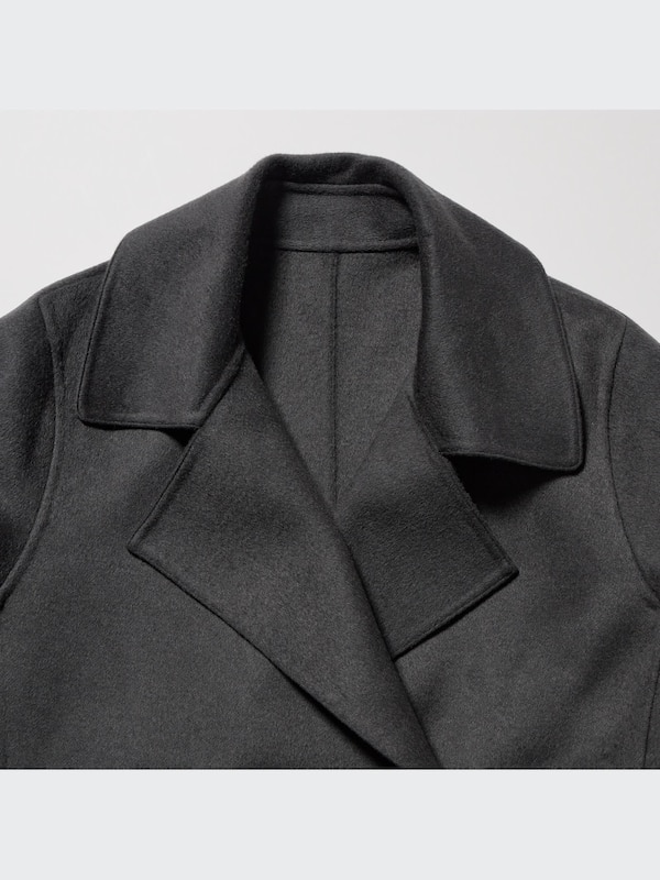 Wool Blend Long Coat