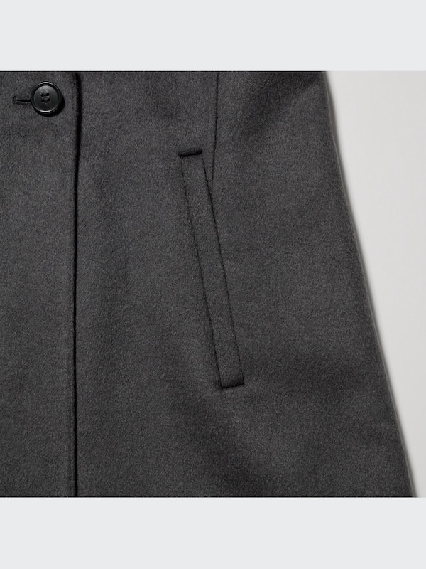 Wool Blend Long Coat