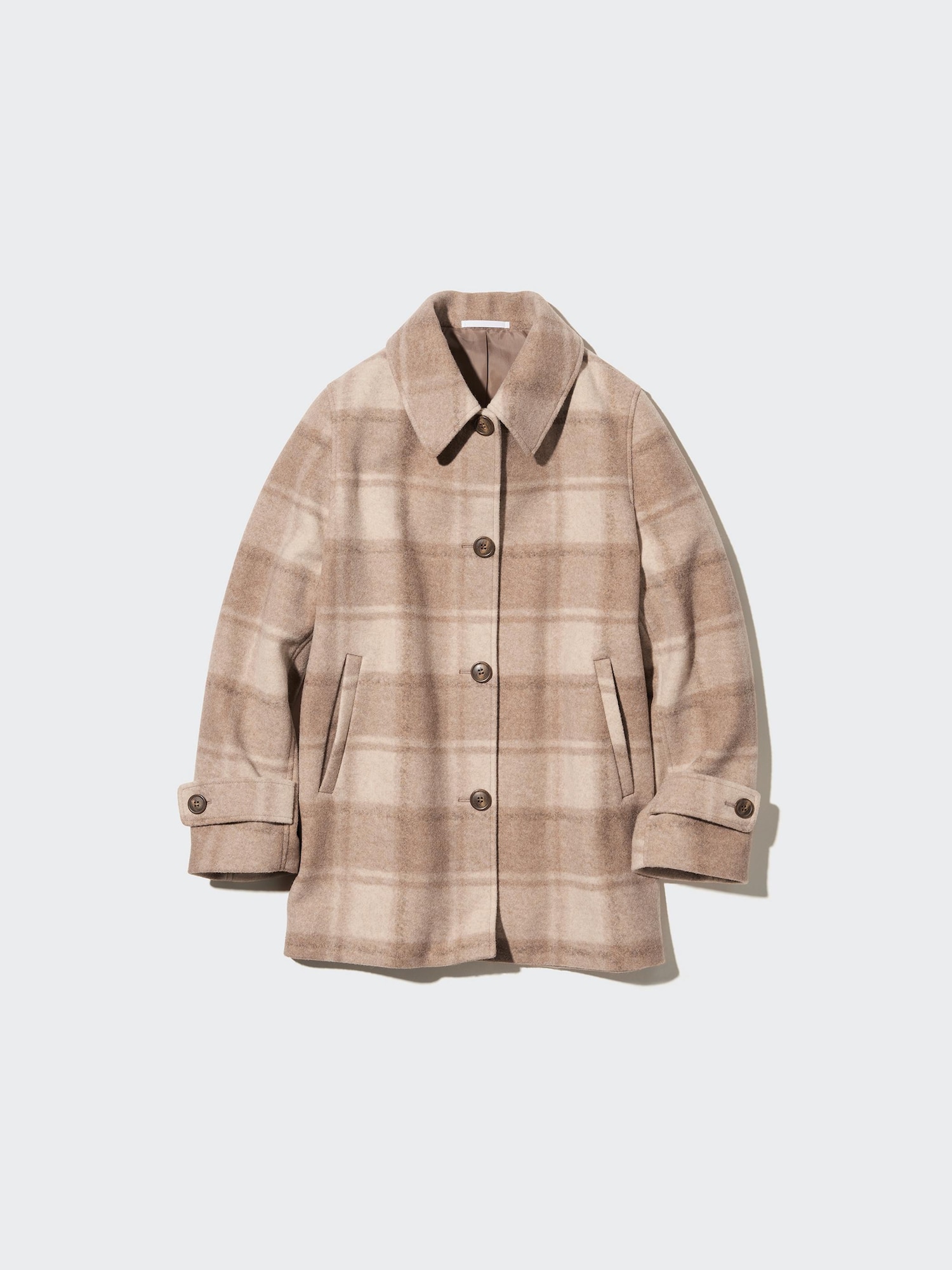 Brushed Short Coat | UNIQLO US