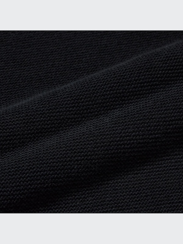 3D Knit Cotton Wide 3/4 Sleeve Sweater