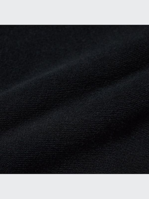 3D Knit Cotton Dolman Long-Sleeve Sweater