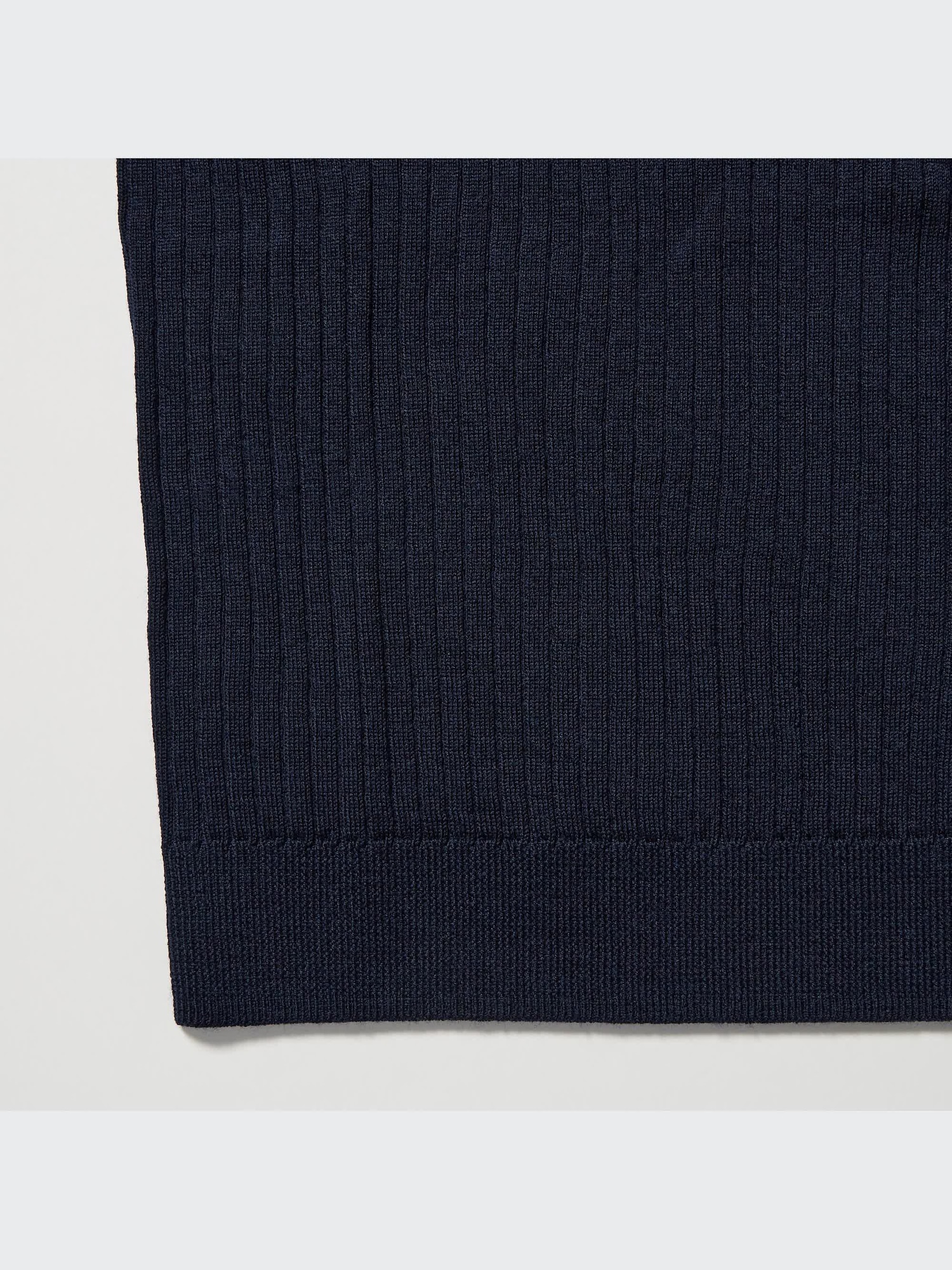Extra Fine Merino Ribbed Half-Sleeve Short Sweater | UNIQLO US