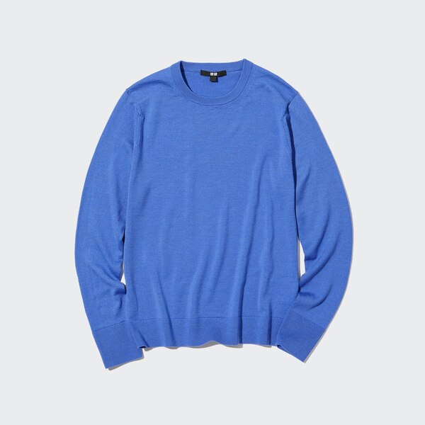 Extra Fine Merino Crew Neck Long-Sleeve Sweater | UNIQLO US