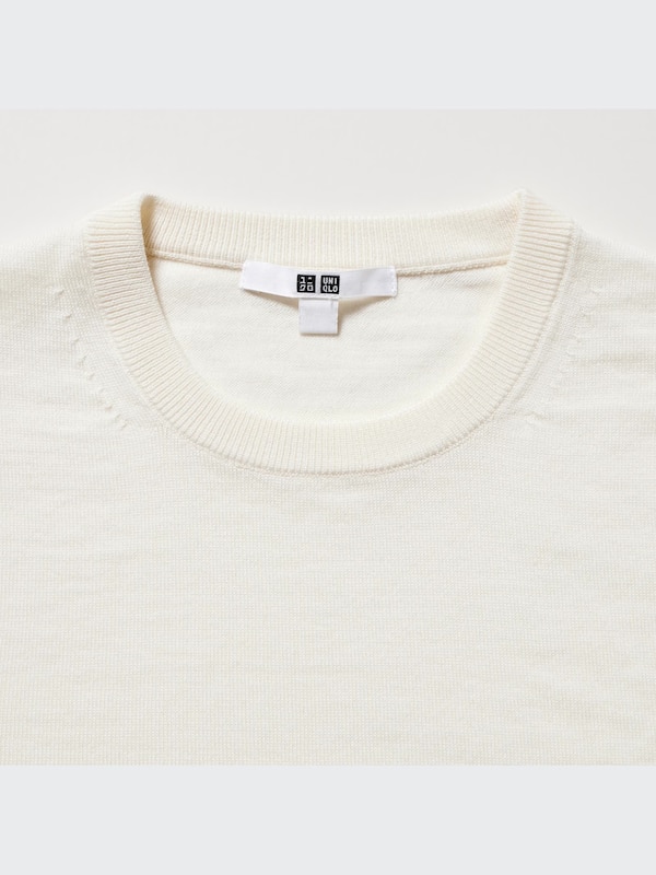 Extra Fine Merino Crew Neck Long-Sleeve Sweater