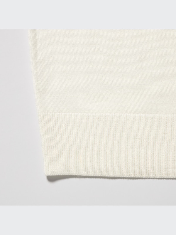 EXTRA FINE MERINO CREW NECK CARDIGAN