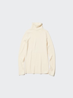 Merino Ribbed Sweater | Turtleneck