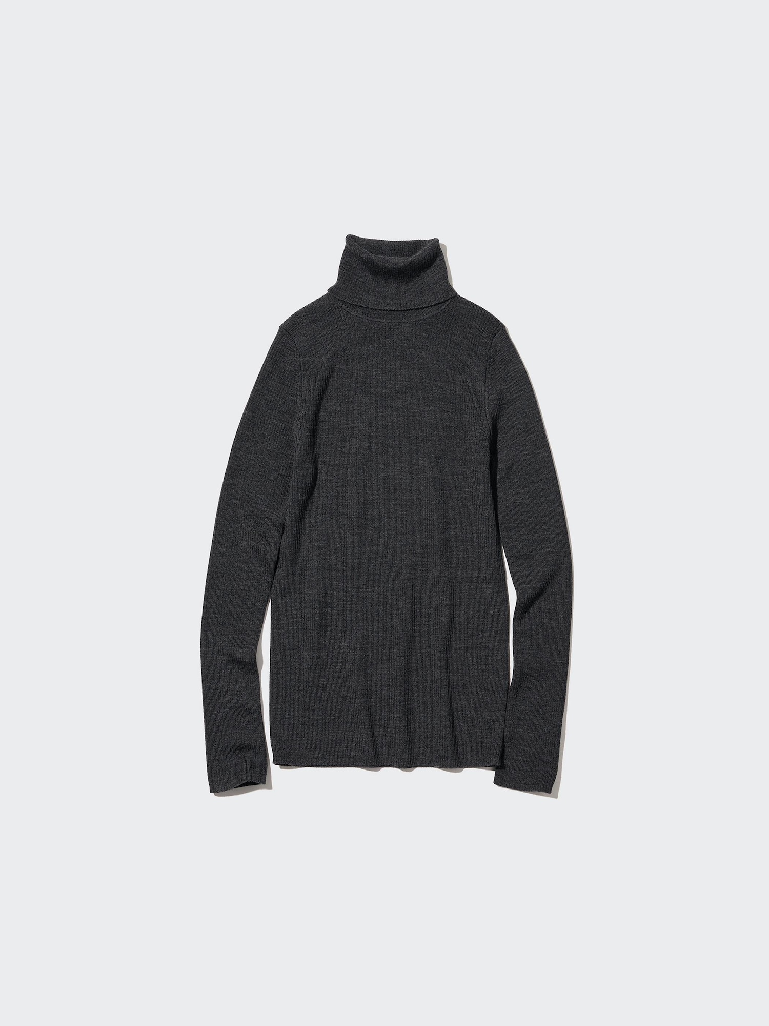 Merino Ribbed Turtleneck Sweater | UNIQLO US