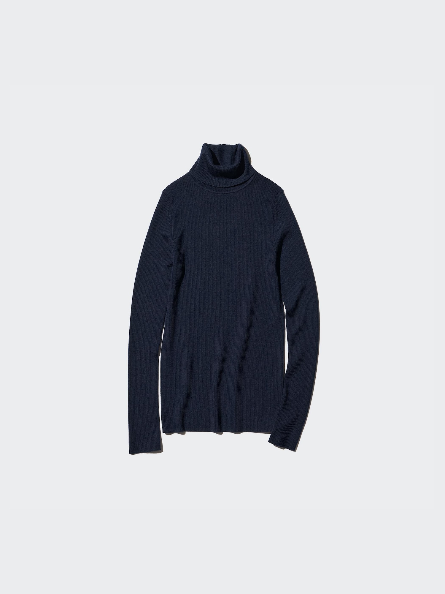 Merino Ribbed Sweater Turtleneck UNIQLO US