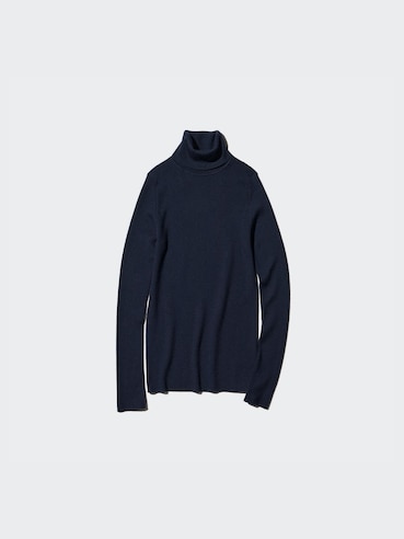Merino Ribbed Turtleneck Jumper