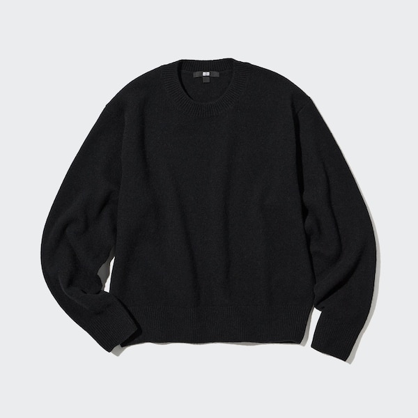 Premium Lambswool Crew Neck Long-Sleeve Sweater | UNIQLO US
