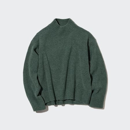 Pull Maille Soufflée Col Montant | UNIQLO