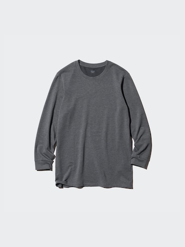 HEATTECH Cotton EXTRA WARM Crew Neck Long Sleeve T-Shirt