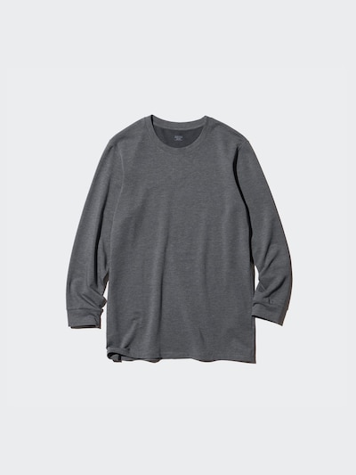 HEATTECH Cotton Crew Neck Long-Sleeve T-Shirt (Extra Warm)