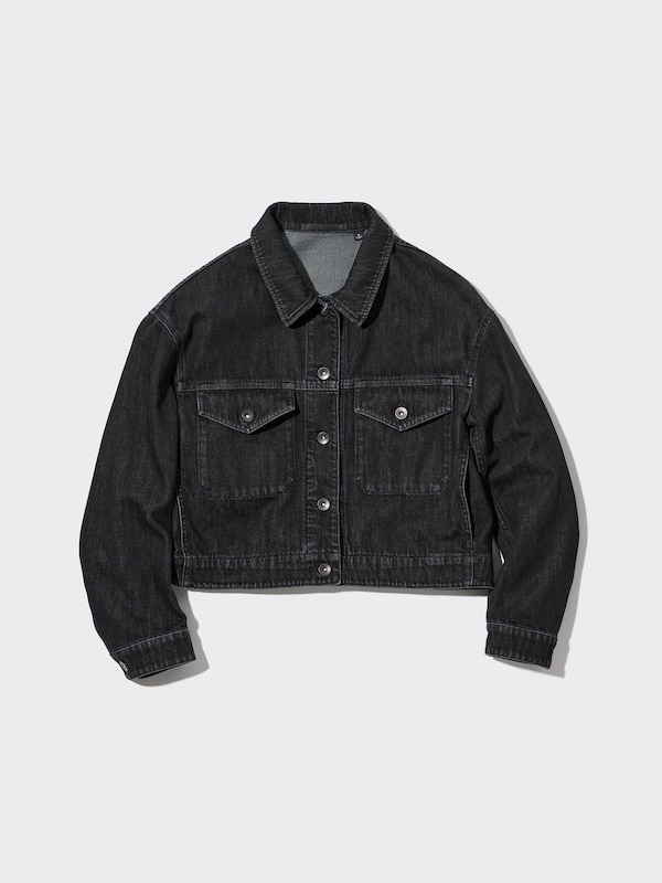 Denim Cropped Jacket
