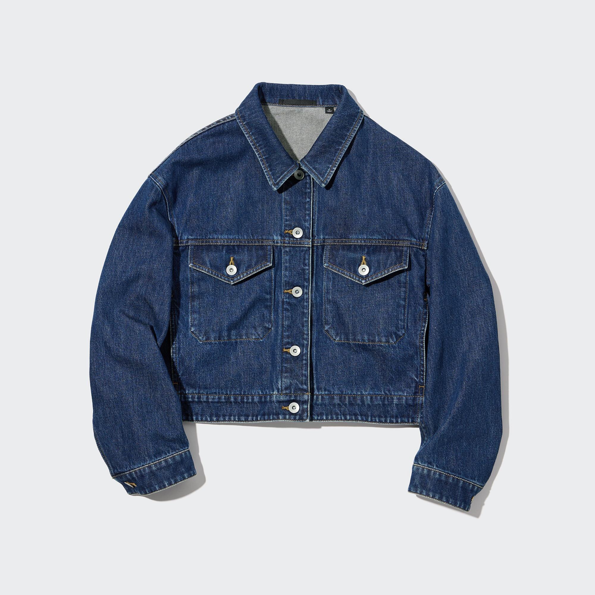 Denim Cropped Jacket | UNIQLO US