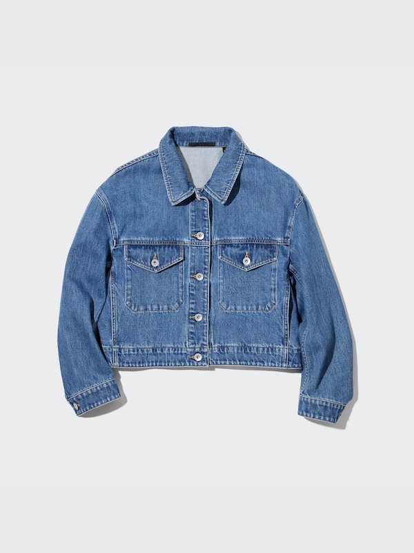 Denim Cropped Jacket