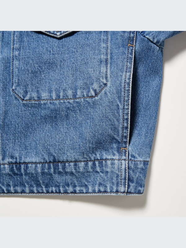 Denim Cropped Jacket