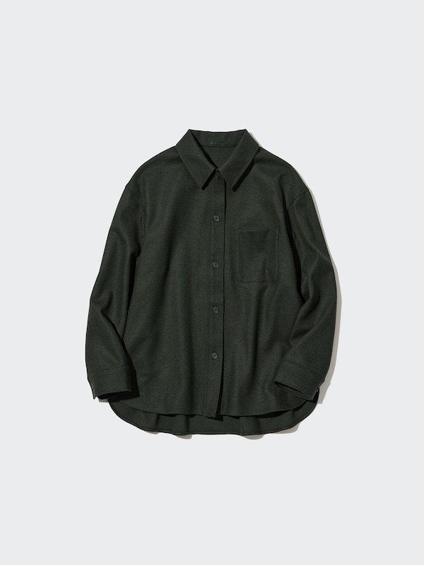 Brushed Jersey Shirt Jacket | UNIQLO US