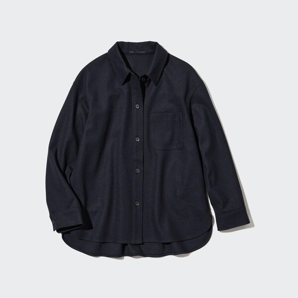 Brushed Jersey Shirt Jacket | UNIQLO US