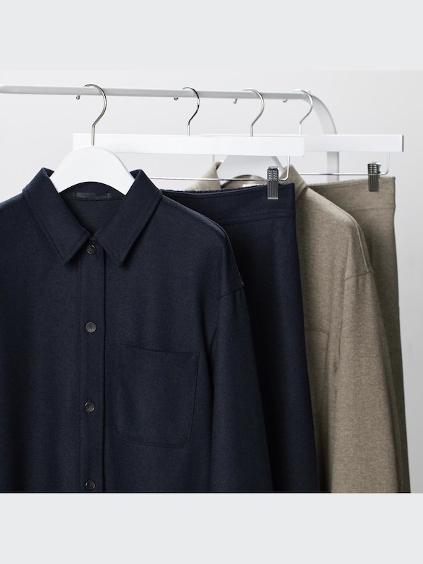 Brushed Jersey Shirt Jacket