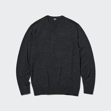 100% Extra Fine Merino Crew Neck Jumper