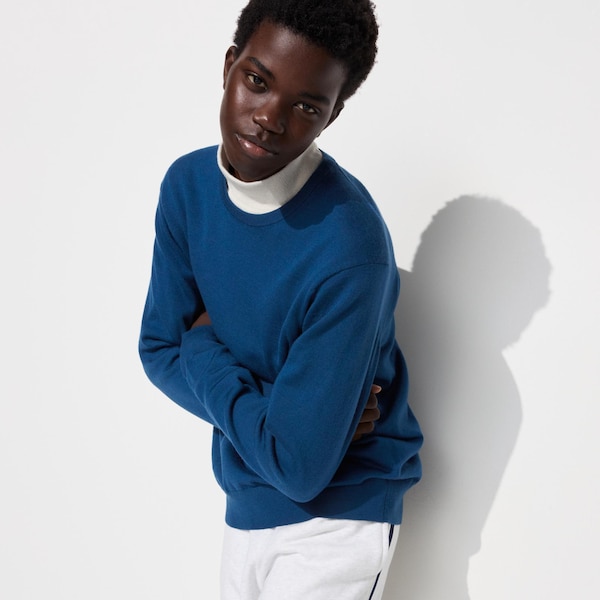 Extra Fine Merino Crew Neck Long-Sleeve Sweater | UNIQLO US