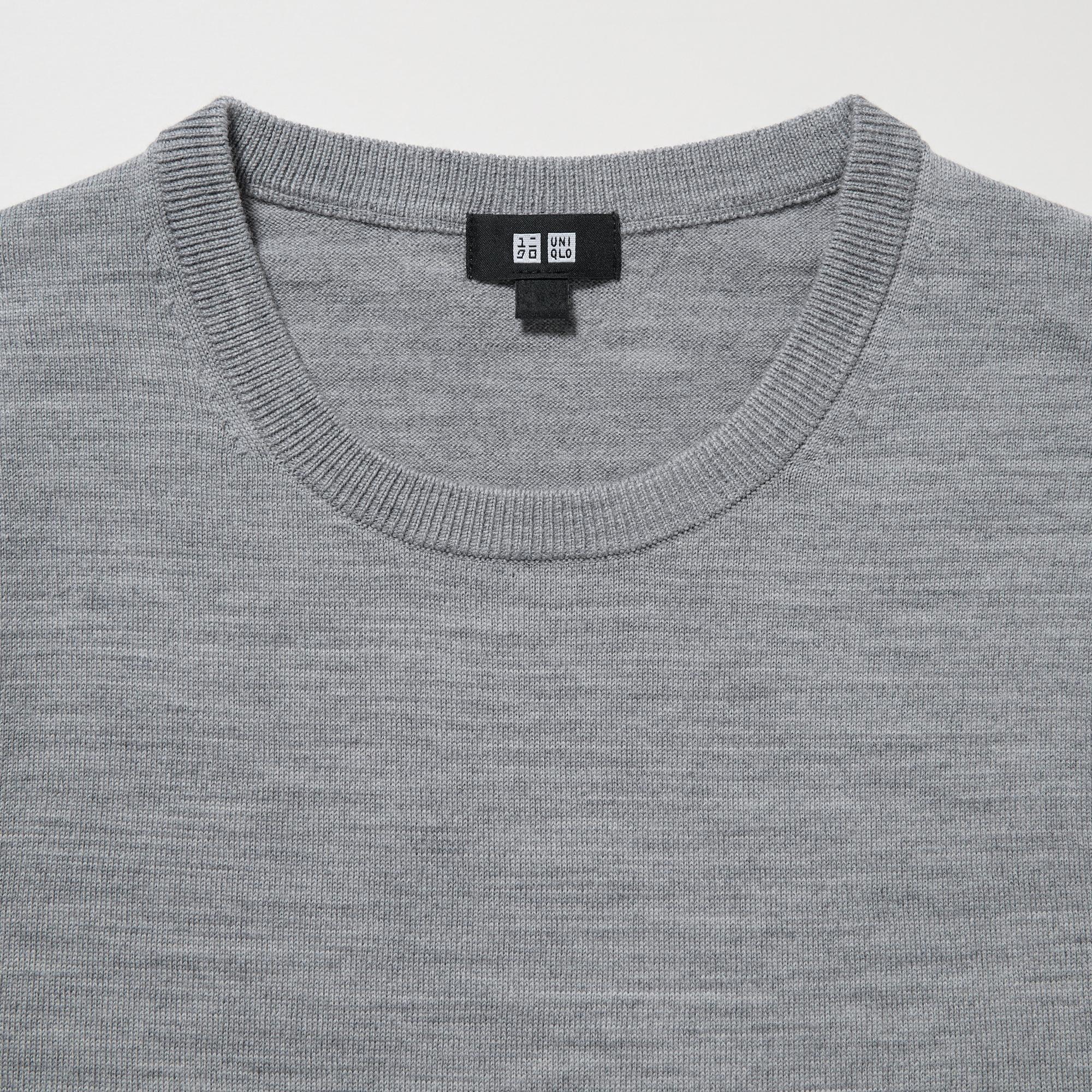 Uniqlo gray sweater sale