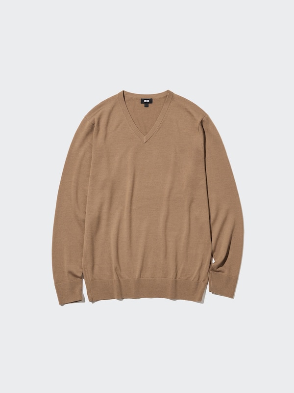 Merino V-Neck Sweater | UNIQLO US