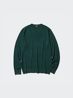 100% Merino V Neck Jumper
