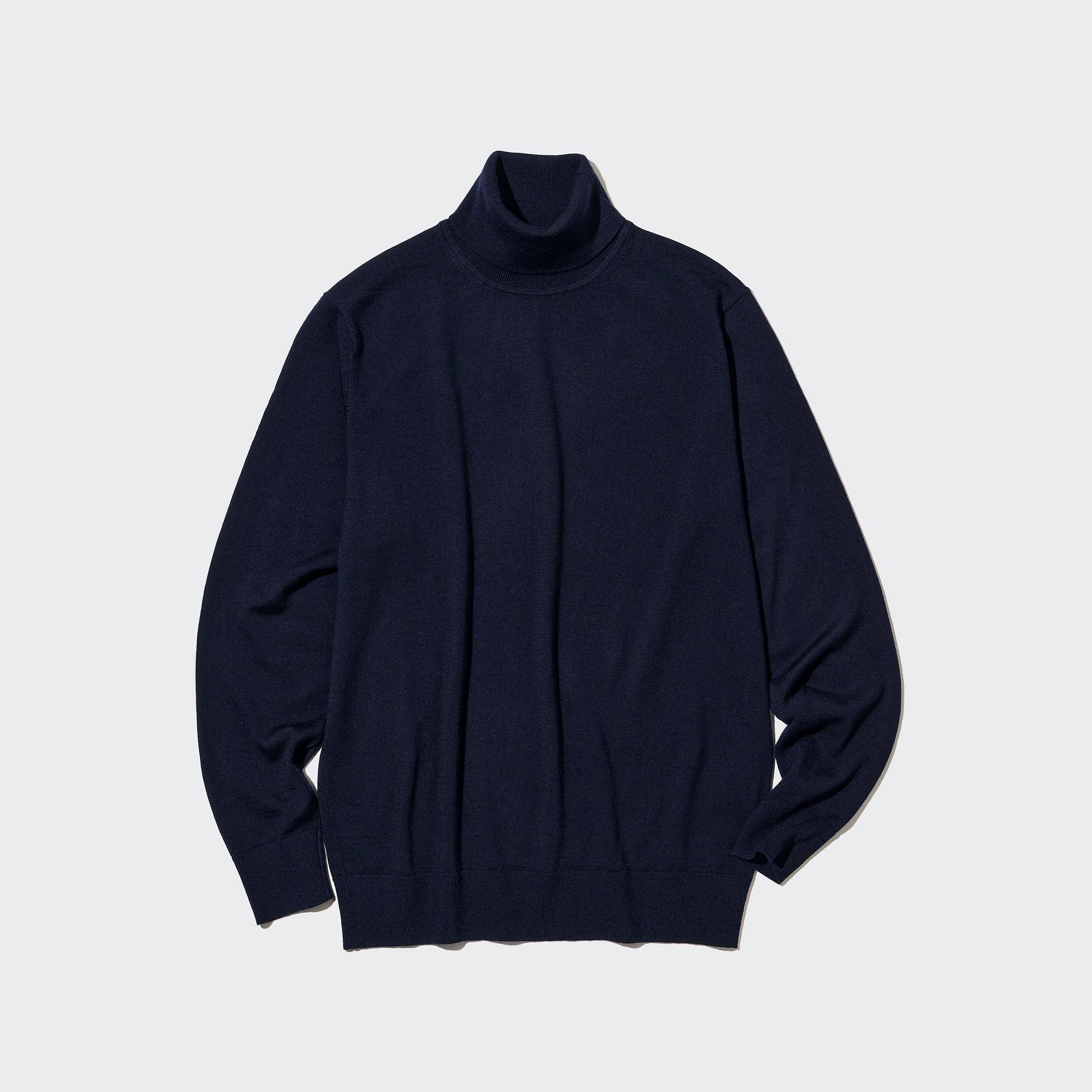 Extra Fine Merino Turtleneck Long 