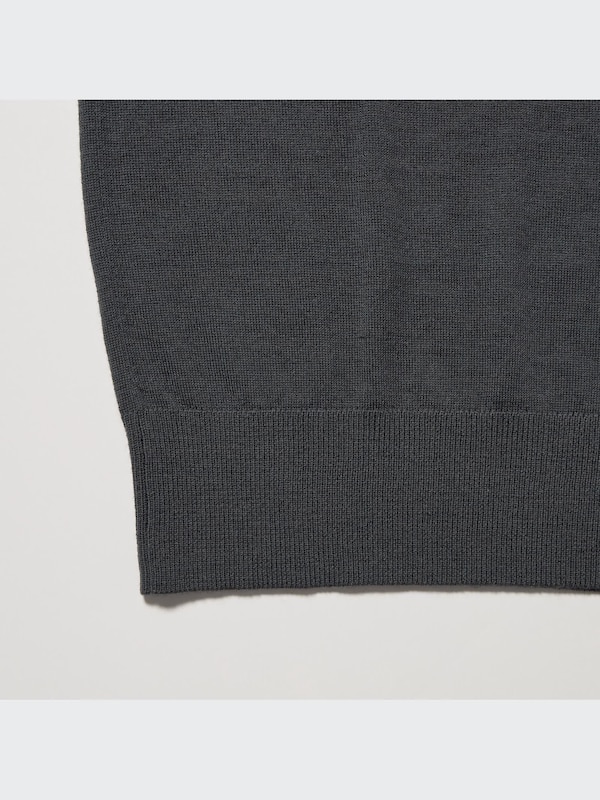 Extra Fine Merino Knitted Long-Sleeve Polo Shirt