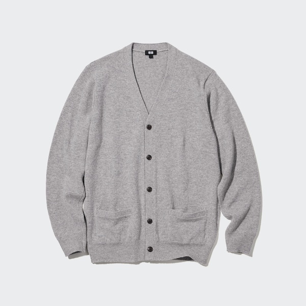 Premium Lambswool VNeck Cardigan UNIQLO US