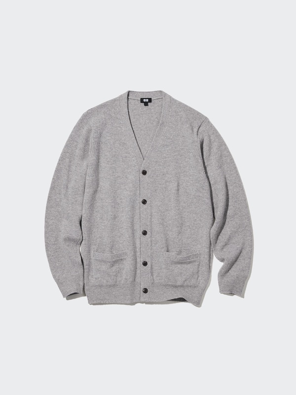 Lambswool V Neck Cardigan