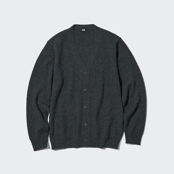 Premium Lambswool VNeck Cardigan UNIQLO US