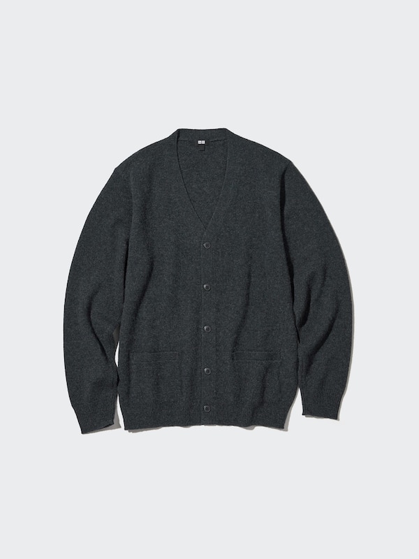 Premium Lambswool V-Neck Cardigan