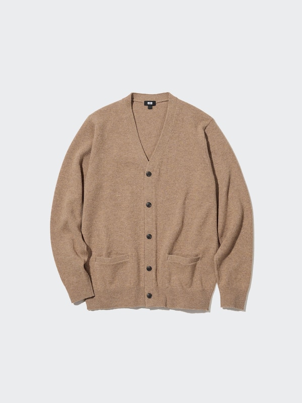 Premium Lambswool V-Neck Cardigan