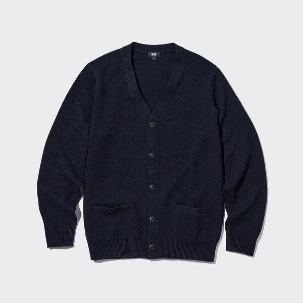Premium Lambswool VNeck Cardigan UNIQLO US