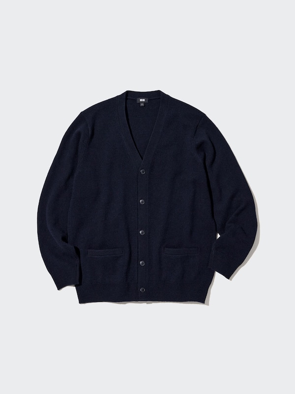 Premium Lambswool V-Neck Cardigan