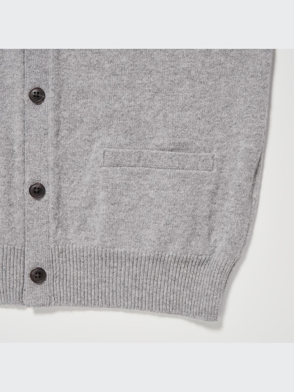Premium Lambswool V-Neck Cardigan