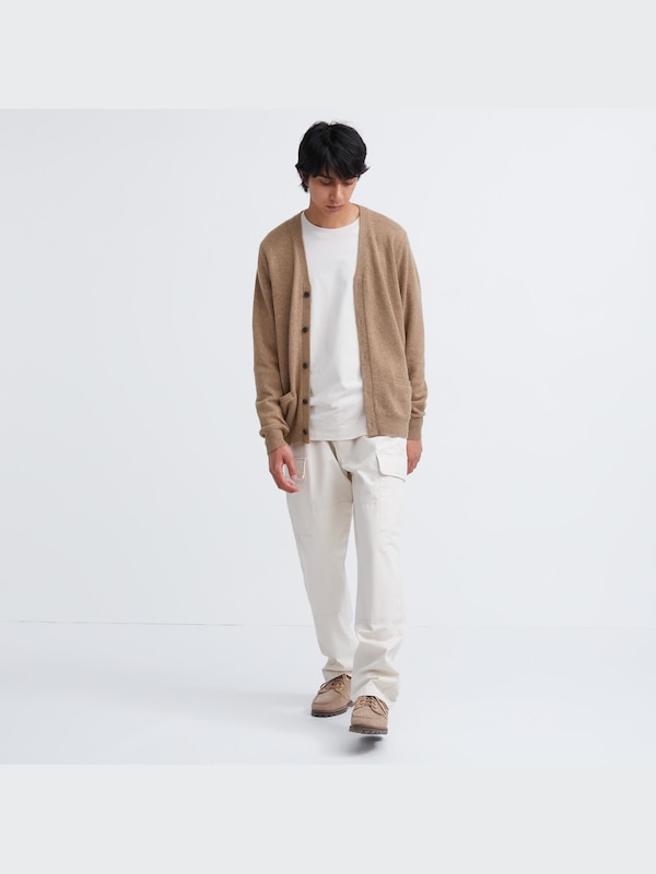 Premium Lambswool V-Neck Cardigan