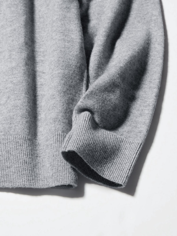 Cashmere Crew Neck Long-Sleeve Sweater