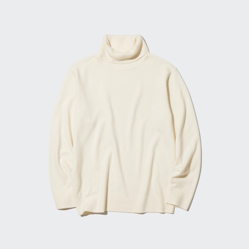Buy t-base Off White Turtle Neck Solid Sweater - Sweater for Mens