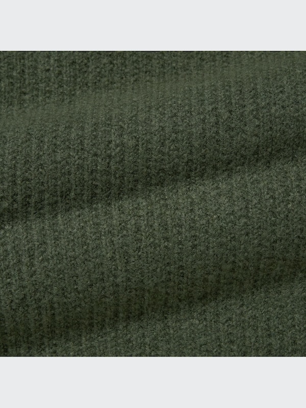 3D Knit Souffle Yarn Long-Sleeve Sweater