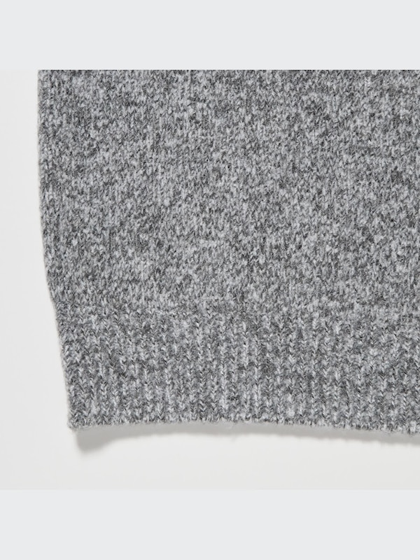 SOUFFLE YARN HALF-ZIP SWEATER
